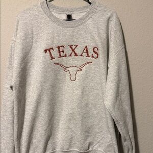 Gildan Gray Texas Graphic Sweater